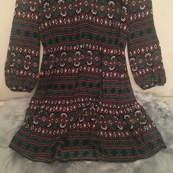 Patterned Boho Dress - Picture 2 of 4